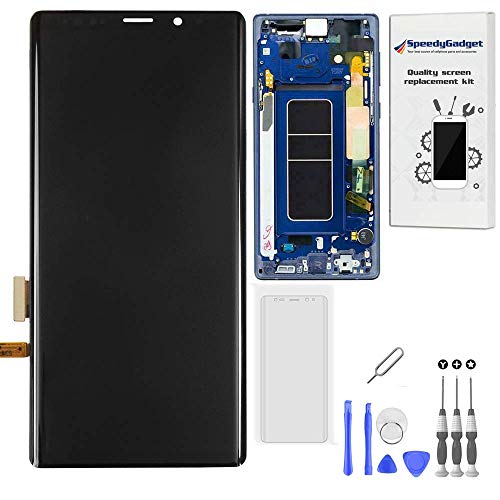 [Ocean Blue Frame] AMOLED Screen Display Touch Digitizer LCD Replacement for Samsung Galaxy Note 9 by SpeedyGadget