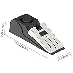 4 Packs Upgraded Door Stop Alarm Portable Wedge Door Stoppers Security Alarm 120db Entrance Alert Loud Door Stop Alarm for Travel Home Apartment or Dorm (4 Packs) - Image 2