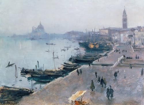Venise par temps gris Affiche Décorative Graffiti Art SERENDIPITP 60x90cm