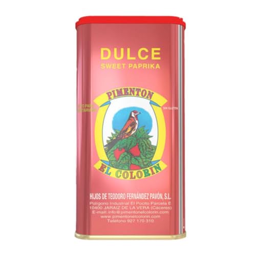 Lata de pimentón dulce de la vera 250 gr El Colorín