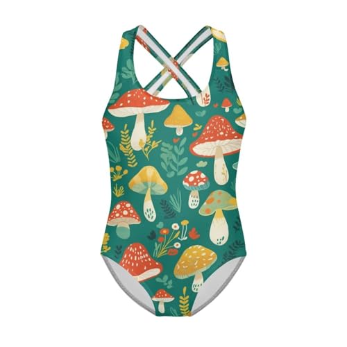 Girls One Piece Swimsuit Size 5-14 Kids Bathing Suit