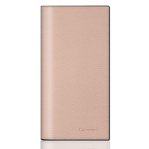 Image of CASMONAL Checkbook Cover for Women & Men, PU Leather Wallet RFID Blocking