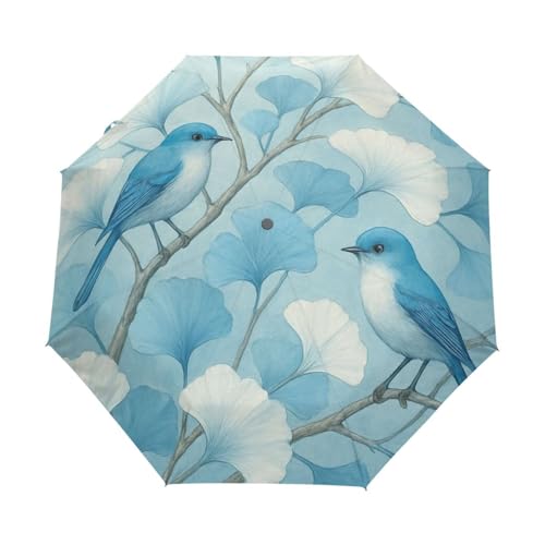 Parapluie bleu GAIREG pliable et automatique pour voiture et sac à main