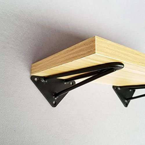 Support d'étagère triangulaire en fer pour réparer et rigidifier un meuble - 4