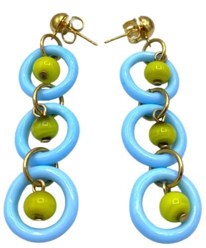 Boucles d'oreilles en verre de Murano pendantes Antica Murrina Venetiana VR233