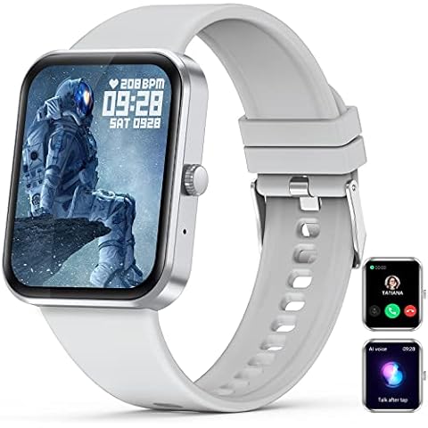 Nemheng Smart Watch for Women, 1.83" Touch Screen Fitness Watch Answer/Make Calls,with 30 Sports Modes Female Health Tracking,Heart Rate Sleep Monitor, IP67 Waterproof Smartwatch for iOS Android Cover