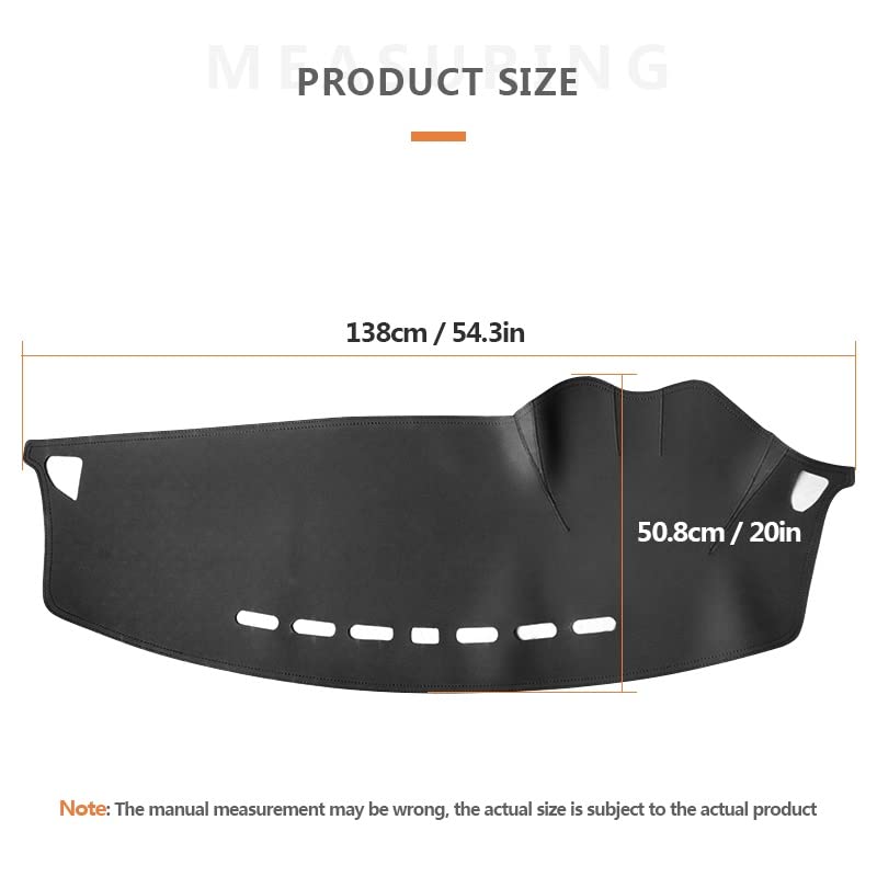 Cubierta de moqueta para salpicadero Lancer acabado premium resistente UV 3