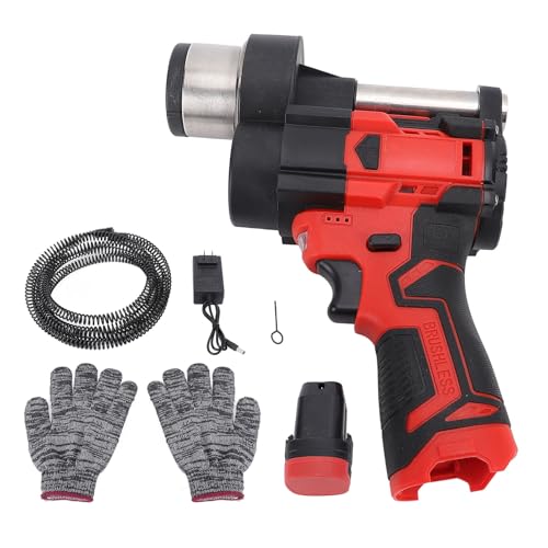 Electric Drain Cleaner, Sewer Pipe Clog Remover with 15ft Cable, Automatic Plumbing Snake, Heavy Duty Toilet Drain Auger for Bathroom Kitchen, Drain Unclogger Plungers (US Plug)