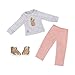 Glitter Girls Puppenkleidung 36 cm Puppen Dressed to Dazzle Outfit – Hose, Top und Schuhe – Zubehör für Puppen, Spielzeug ab 3 Jahren