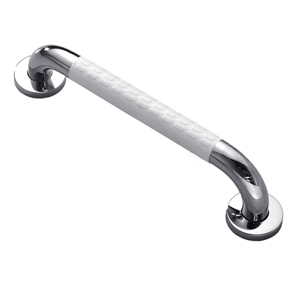 Grab Bar podłokietnik poręcze bezpieczeństwa łazienka prysznic do wanny i bezpieczeństwa, polerowany chrom stal nierdzewna proste dla dzieci, antypoślizgowe upośledzenie w ciąży / biały/68 cm