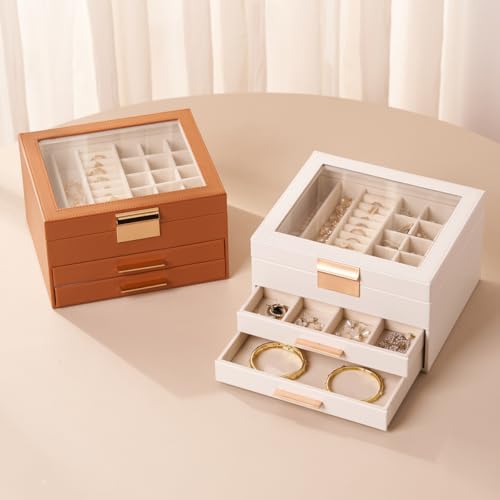 Boîte de rangement à bijoux transparente TFixol pour ne plus jamais perdre vos bagues