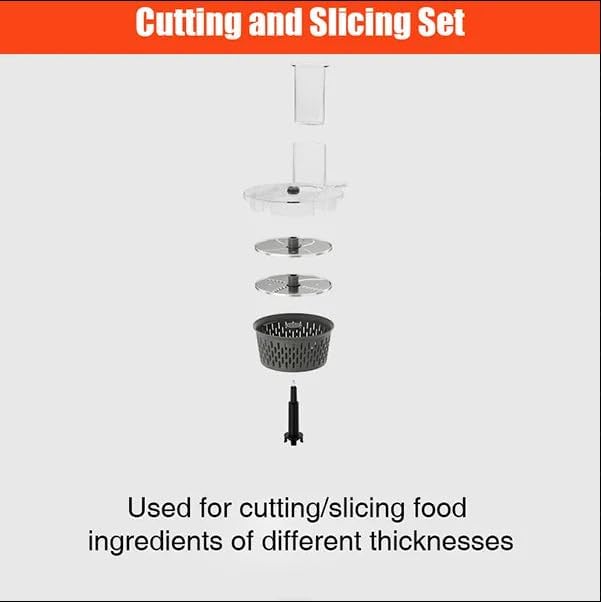 TOKT Omni Cook C2 Chef Robot Accessory Cutting and Slicing Set miniatura 2