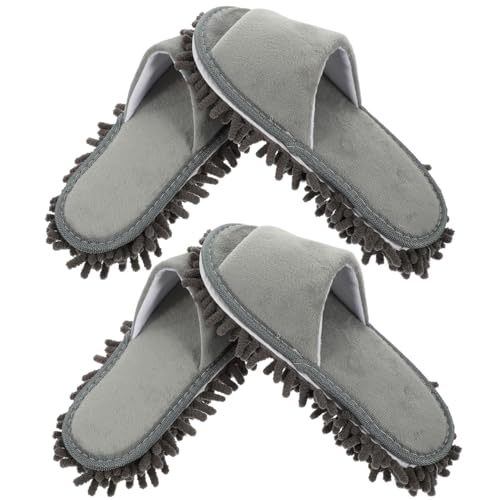 Microfibre lavable Healeved lot de 2 paires unisexe pour le nettoyage domestique