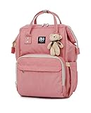 Bolsa Mochila Maternidade Impermeável - BH Store (Rosa)