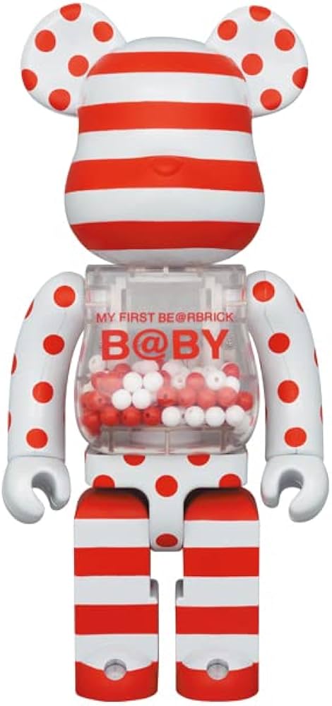 Amazon | MY FIRST BE@RBRICK B@BY RED & SILVER CHROME Ver. 100