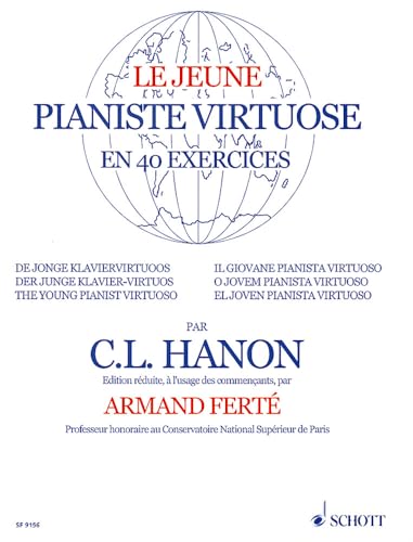 livre Le jeune pianiste virtuose en 40 excercices