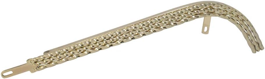 OG Lowrider Classic 16.5" Triple Twisted Chain Guard in Gold for 20" Lowrider Bicycles | Flat & Square Twist Steel Chain Cover | Custom Classic Cover Gold (Triple Flat Twisted)