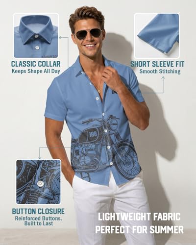 Image of 99TIMORO Fathers Movie Hawaiian Shirt for Men, Characters Button Down Short Sleeve Top, Summer Beach Gifts