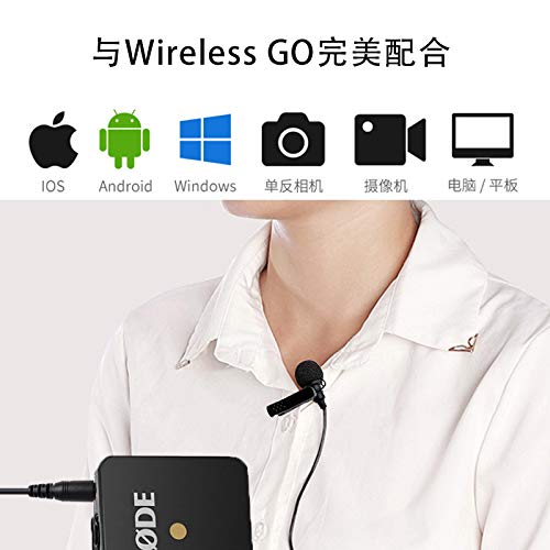 Microphone cravate pour reflex et PC portable avec adaptateurs DJI Rode