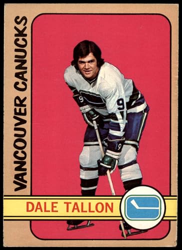 1972 Topps #15 Dale Tallon Vancouver Canucks (Hockey Card) VG/EX Canucks