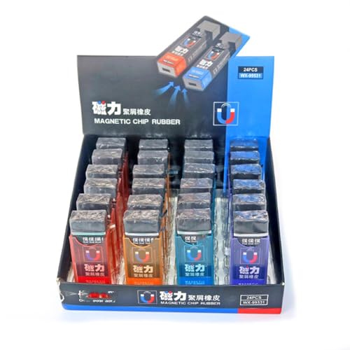 8pcs - Creative Magnetic Eraser, Clean and Scratch, Magnetic Suction Debris Eraser-Magnetic chip Eraser