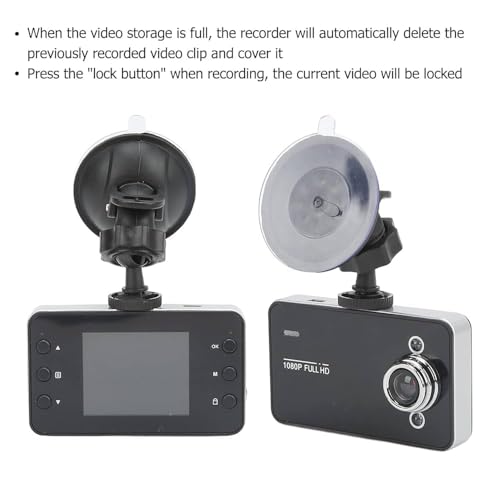Image of SECURINNOV 3MP 1080P Full HD Dashcam Smart Car Security Camera with 170 Wide Angle | G-Sensor | Loop Recording | Motion Tracking & Parking Monitor (Car Camera)