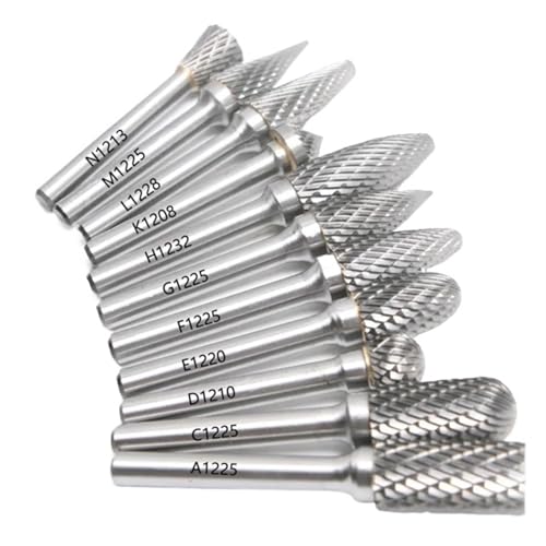 Fresa rotativa tungsteno carburo doble corte 12mm miniatura 2