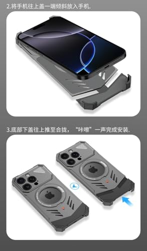 Coque iPhone 15 Pro Max argent pour support vidéo et usage quotidien