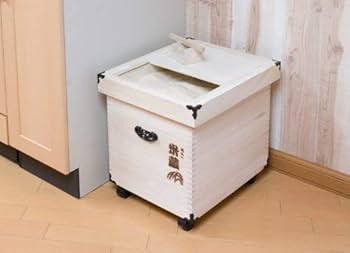 Amazon | 純和風 桐製 米びつ 「 米蔵 シリーズ 」 30kg用 GL-30（ 一