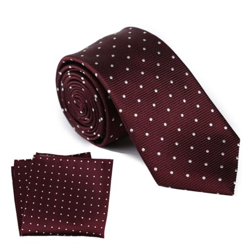 Corbata para hombre en seda sintética blanca con estrella miniatura 1