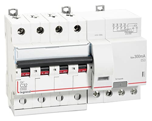 Image of Legrand 411377-32A Fp 300Ma 10Ka C~ Ac:240 /415V Dx3 Rcbos