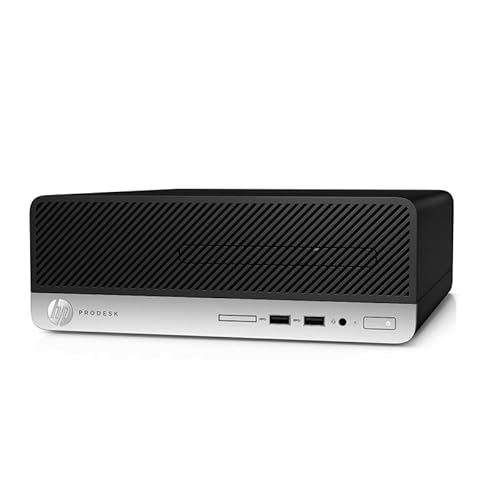 HP ProDesk 400 G6 SFF Desktop PC - Intel Core i5 9th Gen (6 Cores Upto 4.40GHz), 16GB DDR4 RAM, 512GB SSD Storage, 300Mbps USB WiFi, Windows 11 Pro (Renewed)