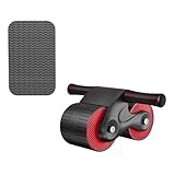 Máquina de entrenamiento con rodillos para abdominales, forma eficiente para fortalecer el núcleo, con mecanismo automático para entrenar abdominales sin esfuerzo en casa Mancuernas De (A, 40x35x16cm)