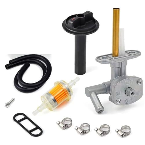 Robinet d'essence Petcock pour Kawasaki Prairie 400 KVF400 de 1999 à 2002 avec levier 51023-1254