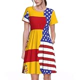 Un vestido casual se puede combinar con una chaqueta, suéter, cárdigan, sandalias, botas, tacones altos, tenis, sombrero de sol, gafas de sol, aretes, collar y bolso, lo que lo hace hermoso de primavera a otoño.