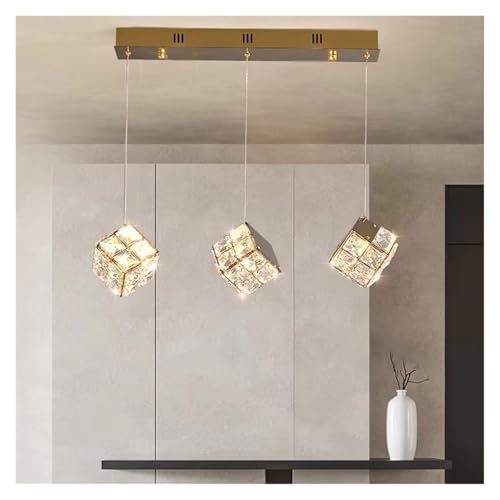 Lustre d'escalier en cristal KZTHGNS pour grand salon lumineux