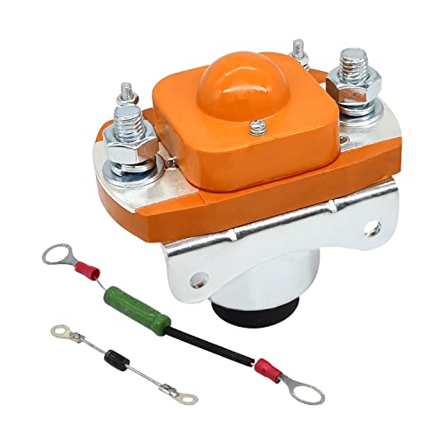 Meckparts MZJ-400A 48V 400A Solenoid Contactor Solenoid Compatible with Heavy Duty Golf Cart