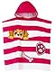 PAW PATROL Handtuch Kapuzen | Poncho Handtuch Skye | Poncho Badetuch | Einheitsgröße Rosa