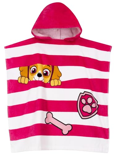Paw Patrol Toalla Playa Niña | Toalla Piscina Skye | Toalla Capucha Niñas | Talla Unica Rosa
