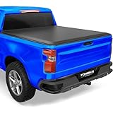 TOMOKA Soft Roll Up Truck Bed Tonneau Cover Compatible for Chevy Colorado GMC Canyon 2015-2025 5.2 FT (62') Bed