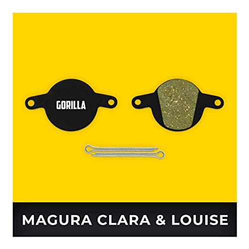 Magura Pastillas de Freno Clara 2001-2002 Louise 2002-2006 & Louise FR de 2012 Type 3 para Freno de Disco Bicicleta I Orgánico I Durable & Ajuste Pastillas de Freno Bicicleta