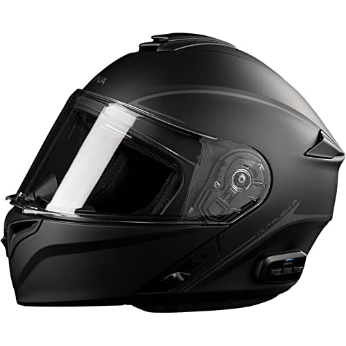 Sena Outrush R Solid Helmet Large Matte Black #1