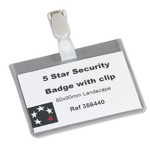 5Star 356440 25pezzo(i) badge e porta badge