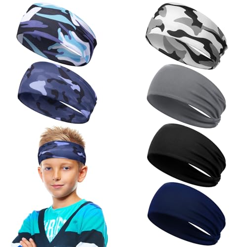 Yuanchu 6 pièces de bandeaux de sport pour garçons,...