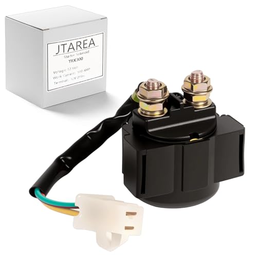 JTAREA Relais de Solénoïde de Démarreur pour Honda TRX300 Fourtrax 1988-2000 TRX200 Fourtrax 1984-1987 TRX250 Fourtrax 1985-1987 TRX250 Sportrax 2003-2008 TRX400...