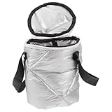 JECOMPRIS Bolsa Térmica Redonda para Comida Aislamiento Grueso, Escuela y Actividades al Aire Libre