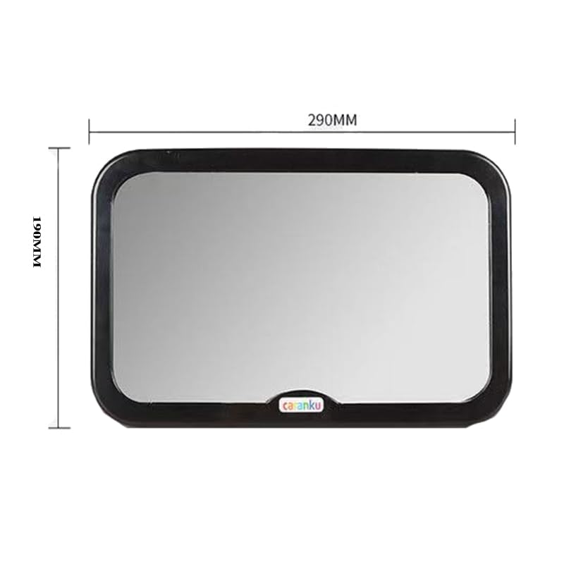 Espejo para asiento de coche Espejo retrovisor for coche Citroen C3 Picasso 2008-2013, espejo retrovisor de seguridad ajustable irrompible for asiento trasero de coche, accesorios for coche(B)