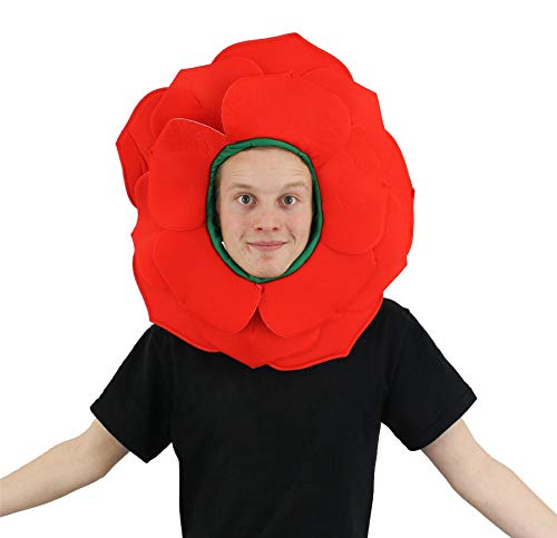 Chapeau rose Angleterre géant et festif en pack de 12 pièces