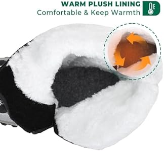 Mishansha kinder sneeuwlaarzen, warm gevoerde winterlaarsjes voor meisjes en jongens, antislip outdoor winterschoenen, maat 24-38, 32 EU
