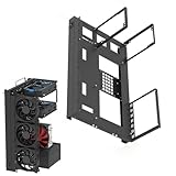 Matériel de haute classe: Fait de matériaux en alliage en aluminium de haute qualité, le boîtier ATX PC est robuste et durable et prend en charge une grande alimentation ordinaire d'ATX.